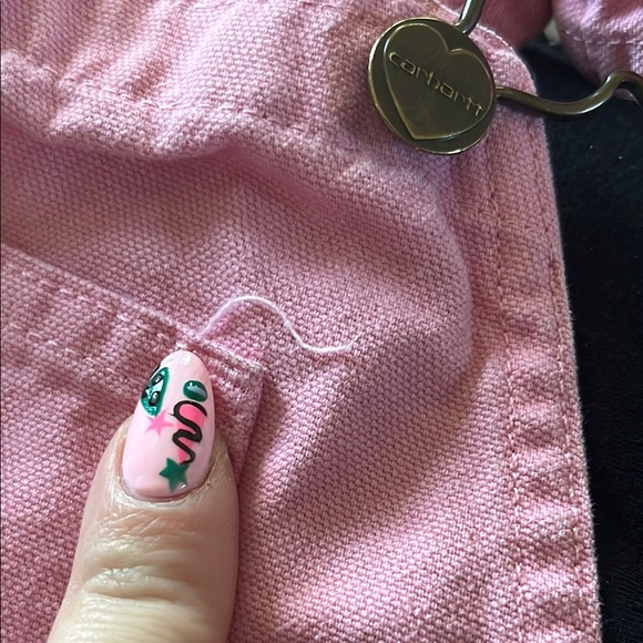 B20. Carhartt Pink 4t Kids Overalls - Picture 9 of 9